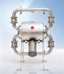 Bomba de Diafragma Doble Sanitaria de Grado Alimenticio de Alta Calidad, Operada por Aire/AODD, Salida de 1-1/2 Pulgadas, Personalizable OEM - Product Image 1