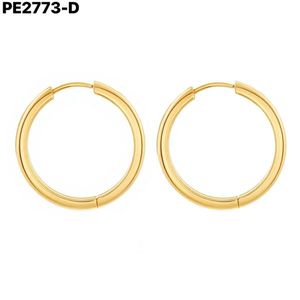 Pendientes de Aro de Moda 3*30, Modelo PE2773 para Mujer, Joyería de Alta Calidad - Product Image 2