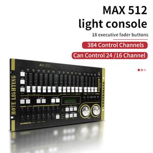 Controlador de Iluminación DMX 512 Profesional AICPOSE para Escenarios, DJ, Discotecas, Fiestas y Eventos, Consola MAX 512Light - Product Image 1
