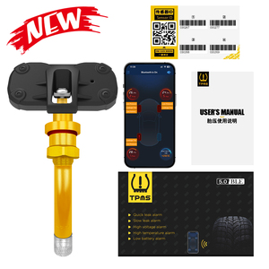 2024 nueva actualización T105A BTE5.0 <span class=keywords><strong>TPMS</strong></span> interno TPMSII 100-1800kpa sensores Bluetooth para camión 6 sensores <span class=keywords><strong>TPMS</strong></span> Sistema de monitor de neumáticos - Product Image 4
