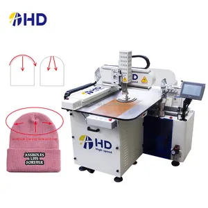 For Knitted Beanie Cap Workshop Fully Automatic Knitted Beanie Hat Head Overlock Sewing Machine