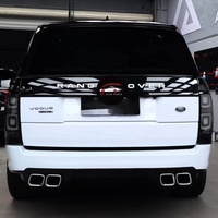 Pour Range Rover L405 2018-2022, feux arrière noirs transparents, style Venom, fabrication artisanale, LED personnalisées, OEM
