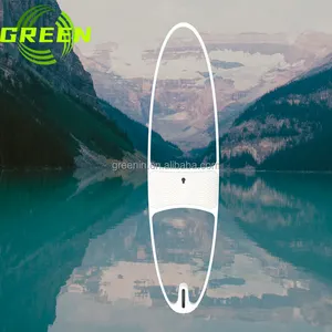 Verde buena calidad cristal PC transparente sup Stand Up Paddle Board