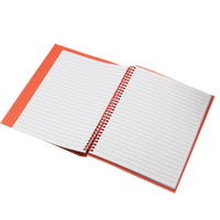 Carnet à spirale personnalisé avec anneaux dissimulés, couverture souple, anneaux en plastique, journal en papier