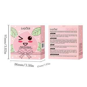 Crème pour les <span class=keywords><strong>mains</strong></span> SADOER à la pastèque et à la pêche, parfum doux - Soin des <span class=keywords><strong>mains</strong></span> pour l'hiver et le printemps, crème pour les <span class=keywords><strong>mains</strong></span> mignonne et amusante - Product Image 2