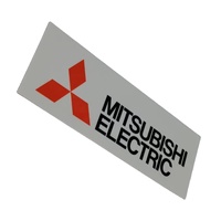 Plaque signalétique en plastique personnalisée en Chine impression logo coloré étiquette grise transparente brillante