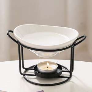 Lilin lilin lelehan Aroma parfum dupa lampu wangi berdiri grosir keramik pembakar minyak esensial - Product Image 4