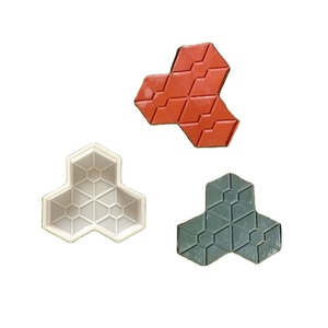 Nhựa cao su vỉa hè khuôn bê tông khối lồng vào nhau paver khuôn - Product Image 3