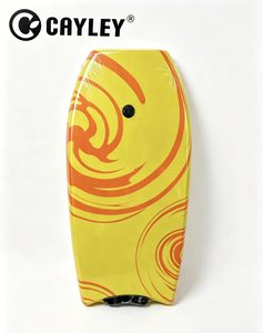 Bodyboard con Motivo a Spirale Vivace, Tavola da Surf Aerodinamica con Leash Plug per Spiaggia, Piscina, Intrattenimento Acquatico per Principianti - Product Image 3