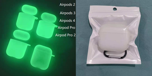 Estuche Luminoso para Auriculares con Diseño Fluorescente de Neón para Auriculares 2/3/4 <span class=keywords><strong>Pro</strong></span> 2, Funda de TPU Brillante - Product Image 4