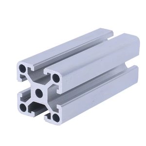 Profilés en aluminium anodisé 6063 à grain de bois, tubes rectangulaires, profilés décoratifs en aluminium - Product Image 5