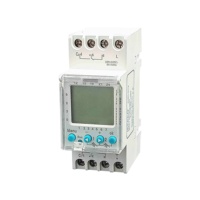 Interruptor de Tiempo Eléctrico de 24V CC THC-810, Relé Temporizador de 16 Amperios, Programación Automática de 24 Horas y 7 Días en Seis Idiomas