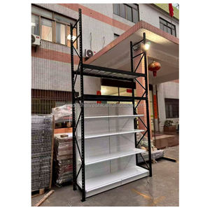 Industrial Warehouse <b>Rack</b> Shelf Metal Hypermarket <b>Shelving</b> System Metal <b>Rack</b> Storage Shelf - Product Image 1