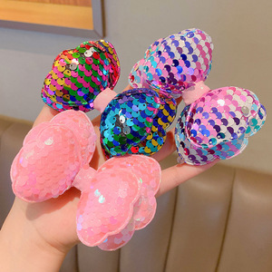 Pinzas para el pelo con lazo de lentejuelas, pasadores brillantes con purpurina láser para niñas, accesorios para el pelo de princesa para fiestas y uso diario - Product Image 2