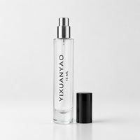 Flacon de parfum en verre rechargeable de 15 ml, mini flacon vaporisateur de voyage, logo personnalisé, Botella De Perfume