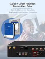 IHOMELIFE Fabrika Tedarikli Yüksek Güçlü HLQ-300W/600W Alüminyum Masaüstü Ev Tipi Mini 3 Kanallı Profesyonel Alıcı Amplifikatör