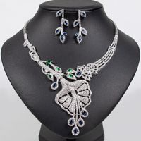 Ensemble collier et boucles d'oreilles TIANSHE Europe Amérique pour femmes, accessoires de mode vintage haut de gamme, vente en gros
