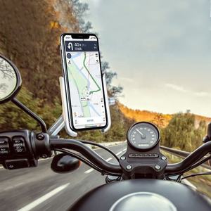 Support de téléphone de <span class=keywords><strong>moto</strong></span> réglable à Rotation de 360 degrés, support de téléphone de <span class=keywords><strong>moto</strong></span> en métal support de <span class=keywords><strong>Smartphone</strong></span> de rétroviseur de <span class=keywords><strong>moto</strong></span> - Product Image 4