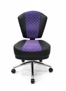 Sillas de Póker de Alta Calidad en Oferta, Sillas de Casino Grandes de Cuero Genuino, Base Redonda Negra, Sillas para Máquinas Tragamonedas - Product Image 5