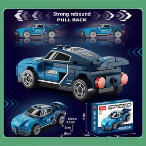 Juego <span class=keywords><strong>de</strong></span> Construcción Educativo <span class=keywords><strong>de</strong></span> Plástico ABS con 4 Rejillas y Sistema <span class=keywords><strong>de</strong></span> Arrastre, Juguete DIY para Niños <span class=keywords><strong>de</strong></span> 5 a 14 Años, Estimula las Habilidades STEM, Escala 1:5, <span class=keywords><strong>Carreras</strong></span> - Product Image 5