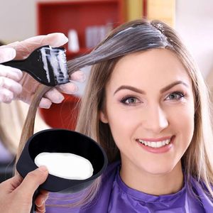 Tazón para Tinte de Cabello de 300 ml con Logotipo Personalizado de Fábrica, Herramientas y Accesorios para Salón de Belleza, Material del Mango con Diseño de Dientes, Color Negro - Product Image 6