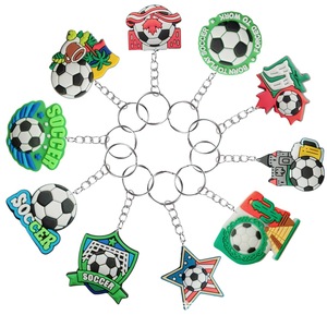 Regalos Promocionales al Por Mayor Llaveros de PVC Personalizados con Logo de Club de Fútbol Llaveros para Aficionados de Fútbol Souvenirs Llavero de Goma Personalizado - Product Image 4