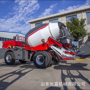 Camion malaxeur à béton autochargeant mobile mini avec système hydraulique complet et moteur pour chantier de construction - Product Image 5