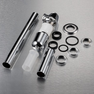 Joyhoo Siphon à bouteille en alliage de zinc chromé durable de 12 <span class=keywords><strong>cm</strong></span> (G 1 1/4) pour hôtel - Product Image 6