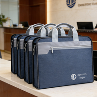 Porte-documents de travail pour homme en Oxford imperméable avec logo personnalisé, sac de travail pour homme, sac cadeau pour petite entreprise BQ01