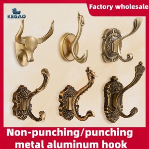 ตะขอแขวนผนังโลหะแบบไม่ต้องเจาะ KEGAO สำหรับห้องครัว ห้องน้ำ ประตูหลังบ้าน ทางเข้าบ้าน <span class=keywords><strong>ตู้</strong></span>เสื้อผ้า ตะขอเดี่ยว - Product Image 3