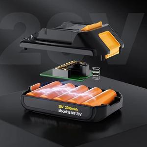 Soplador de Hojas Inalámbrico Industrial de Alta Potencia, Personalizable, Recargable, de Plástico, para Uso en Interiores y Exteriores, con Batería de Litio-Ion XF - Product Image 2
