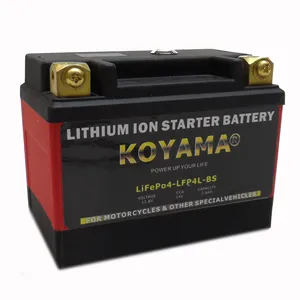 12N4-4B LiFePO4电池摩托车电池LFP4L-BS 12V 3AH动力运动电池