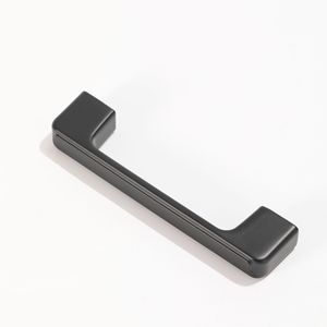 Black Zinc Alloy Cabinet Handle Bow Shape <b>Drawer</b> Pull Traditional Style Easy Installation - Product Image 2