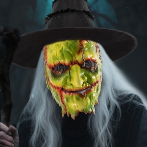 Nueva Máscara <span class=keywords><strong>Realista</strong></span> 3D <span class=keywords><strong>de</strong></span> <span class=keywords><strong>Bruja</strong></span> <span class=keywords><strong>de</strong></span> Terror para Halloween, Material EVA, <span class=keywords><strong>Disfraz</strong></span> <span class=keywords><strong>de</strong></span> COSPLAY para Fiestas - Product Image 1