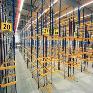 Nhà Máy Bán Hàng Trực Tiếp Hẹp Lối Đi Giá Thép Lưu Trữ Kho Kệ Nhiệm Vụ Nặng Nề Kệ <span class=keywords><strong>Vna</strong></span> Pallet Kệ Để Tăng Mật Độ - Product Image 3