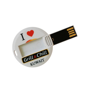Small Creative Business USB Flash Drive for Advertising & Corporate Gift Customizable Logo Printing