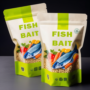 Impresión personalizada de fábrica, cebo de gusano de pesca transparente, cebo de pesca, paquete de Señuelos de Pesca, cebo de gusano, bolsas con cremallera - Product Image 4