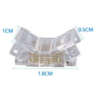 Conector COB de 8 mm para <span class=keywords><strong>Tira</strong></span> de Luz <span class=keywords><strong>LED</strong></span>, Conector de Luz a Luz para Armario, Gabinete, Clóset - Product Image 2