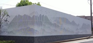 Panneau de mur-rideau en verre contemporain avec traitement de surface miroir pour application extérieure de bâtiment - Product Image 4
