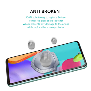 <span class=keywords><strong>Protector</strong></span> de pantalla de vidrio para móvil, cubierta completa de vidrio templado 2.5D para Samsung A54 5g <span class=keywords><strong>A53</strong></span> A52, venta al por mayor - Product Image 2