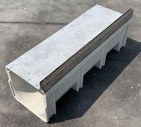 Grille de drainage linéaire portable en acier inoxydable 304 pour le drainage routier et l'aménagement urbain, construction en acier soudé