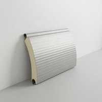 Porte à enroulement silencieuse, isolante thermiquement, résistante au vent, de type BOMA Heavy Duty, garantie 1 an, pour garage de grande taille, usage industriel