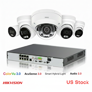Caméra IP de Surveillance <span class=keywords><strong>Hikvision</strong></span> 4MP 6MP 8MP 4K <span class=keywords><strong>ColorVu</strong></span> 3.0 AcuSense 3.0 Audio 2.0 Protection Périmétrique avec Modèle d'IA - Product Image 1