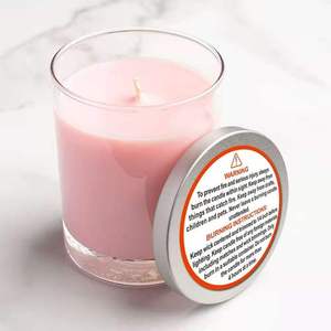 ذاتية اللصق <span class=keywords><strong>3</strong></span> "شمعة تحذير السلامة التسمية الجولة - Product Image 4