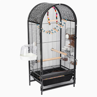 Grande cage à oiseaux décorative pour la maison, volière pour perroquet, calico, agapornis, pinson, canari, cage à oiseaux en métal spacieuse pour usage intérieur