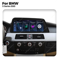 Mekede android voiture audio car-play auto 8core 4G WiFi pour BWM 5 Series E60 12.3 pouces 360 caméra panoramique navigation gps