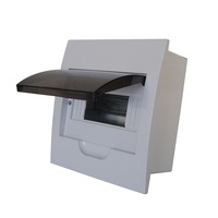 Panel de Distribución Trifásico de 36 Vías para Montaje en Pared Exterior, con Protección IP40, en ABS, Color Blanco/Gris, Ajustable, DIN