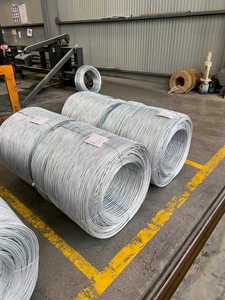 ลวดเหล็กชุบสังกะสีแบบจุ่มร้อน Q195 คาร์บอนต่ำ เคลือบสังกะสีหนา ป้องกันสนิม ใช้สำหรับมัด ผูก หรือทำรั้วกรงสัตว์ปีกในฟาร์ม - Product Image 2