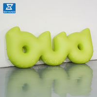 Modèle de lettres gonflables en PVC personnalisé, enseigne gonflable en alphabet pour la publicité extérieure et la décoration d'événements