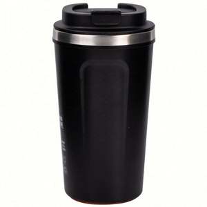 Taza de Café de Acero Inoxidable Aislada, Antiderrames, con Succión Mágica - Product Image 1